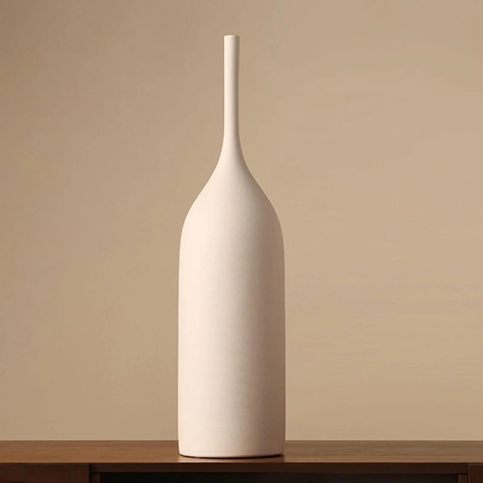 Jarrón de Porcelana Minimalista para Mesa y Centro de Mesa