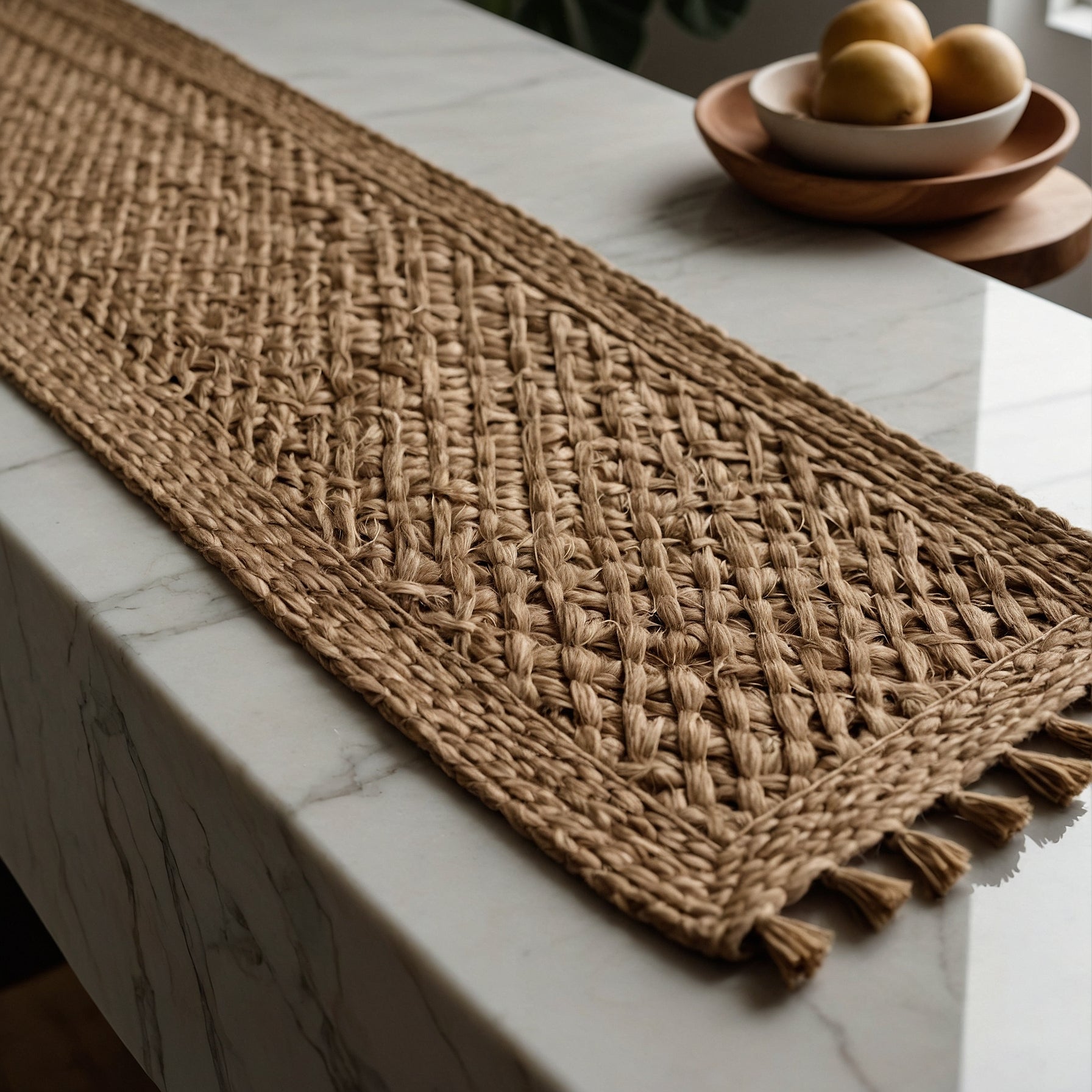 Camino de Mesa Rectangular Yute 180x30cm Varios Colores