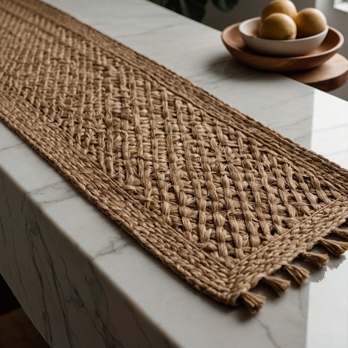 Camino de Mesa Rectangular Yute 180x30cm Varios Colores