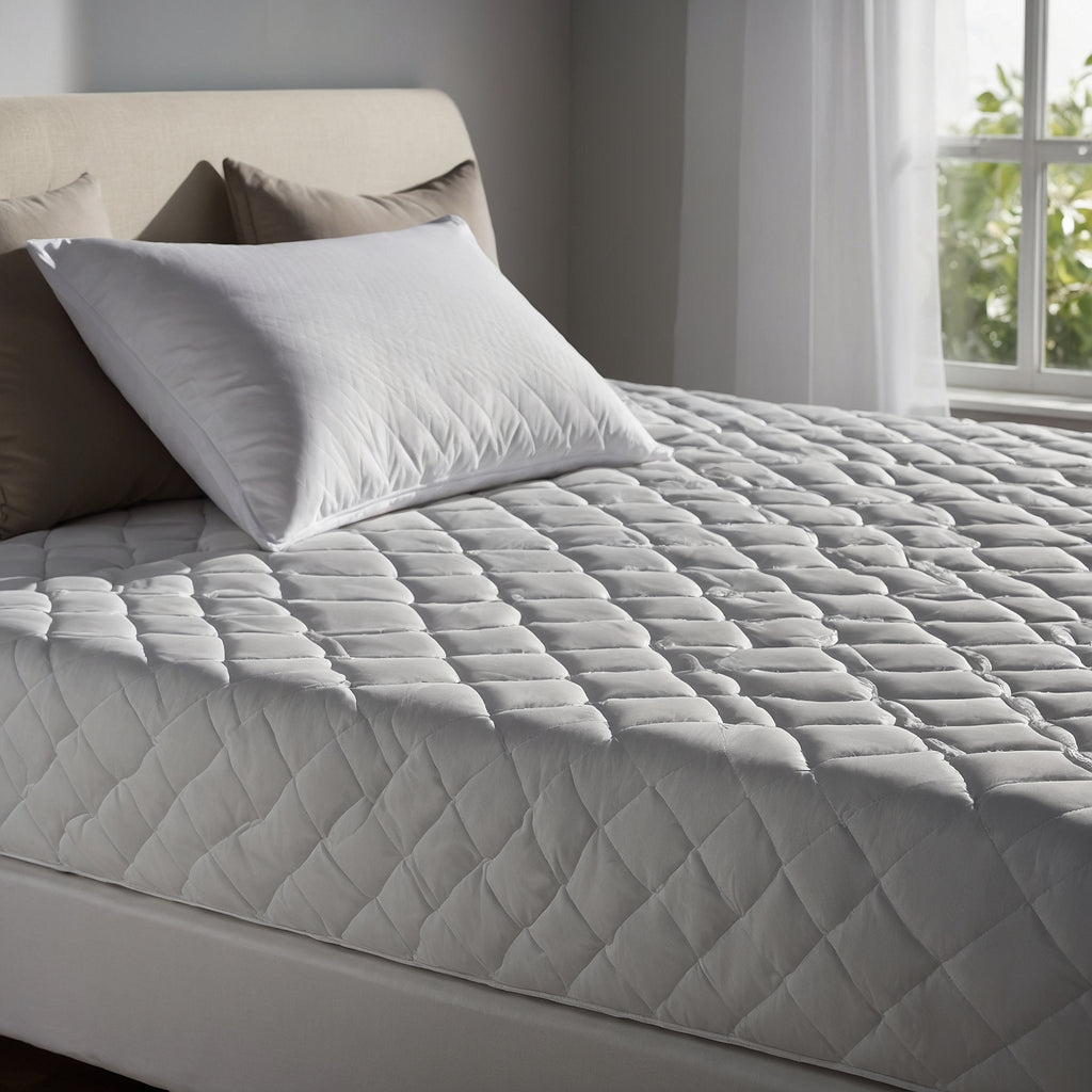 Cubrecolchon Impermeable 2 Plazas blanco