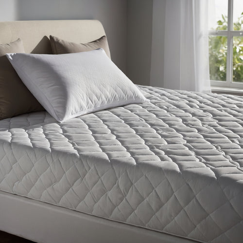 Cubrecolchon Impermeable 2 Plazas blanco