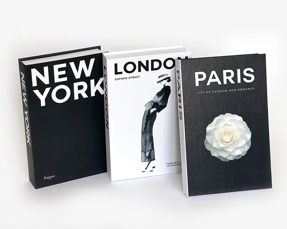 Set Libros Decorativos Falsos para Mesa de Centro