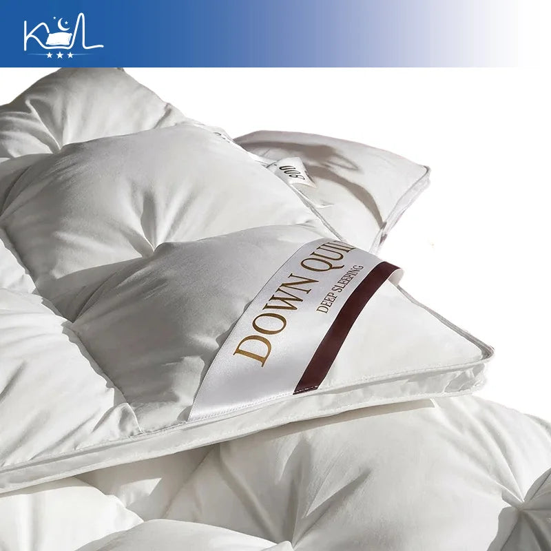 Plumón 100% Pluma de Ganso Premium Grueso Invierno King