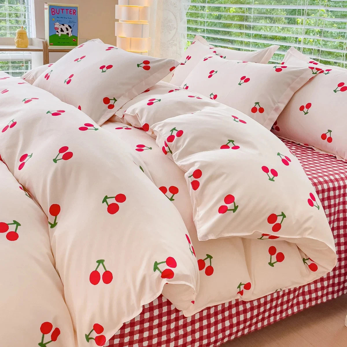 Juego de Cama Floral Rosa Microfibra 1,5 y 2 Plazas