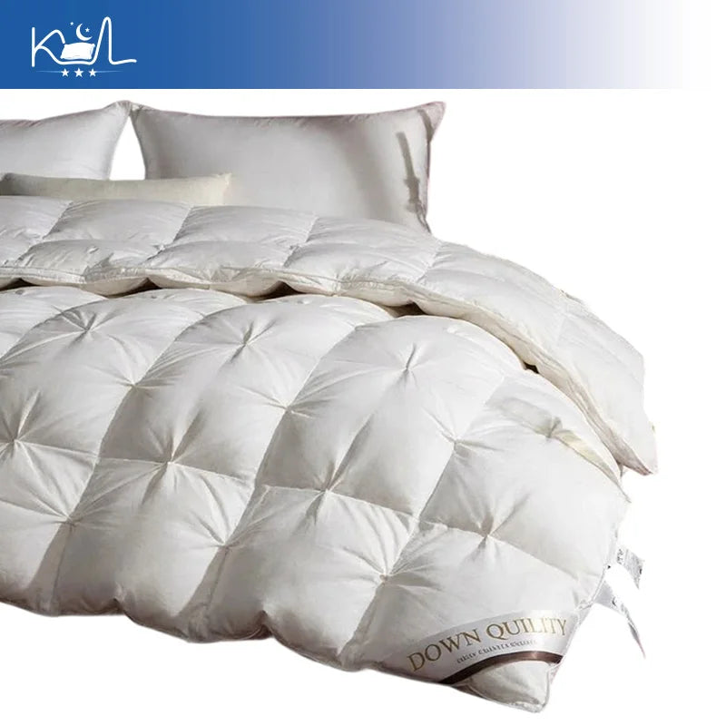 Plumón 100% Pluma de Ganso Premium Grueso Invierno King