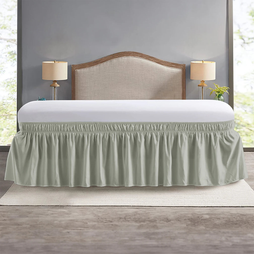 Falda de Cama Elástica con Volantes King Queen Twin