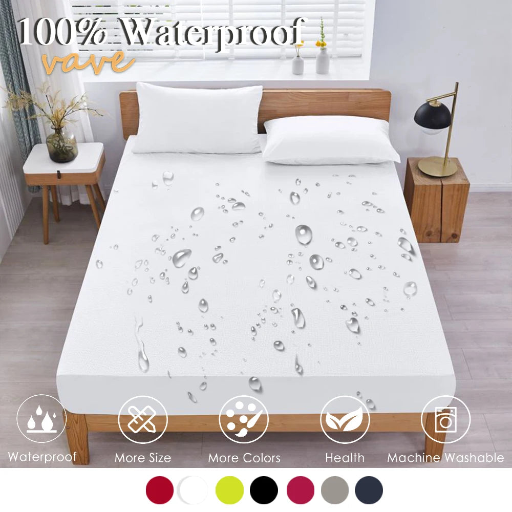 Protector Colchón Impermeable con Elástico 1,5 y 2 Plazas