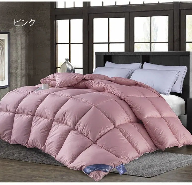 Plumón de Plumas Suave y Cálido para Cama
