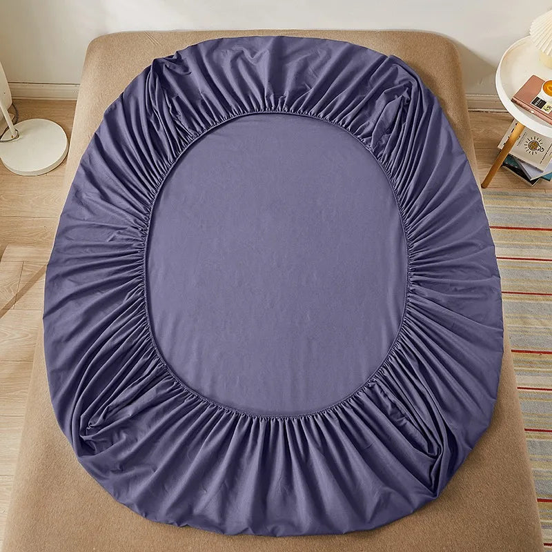 Sábana Bajera 100% Algodón con Elástico Todos los Tamaños