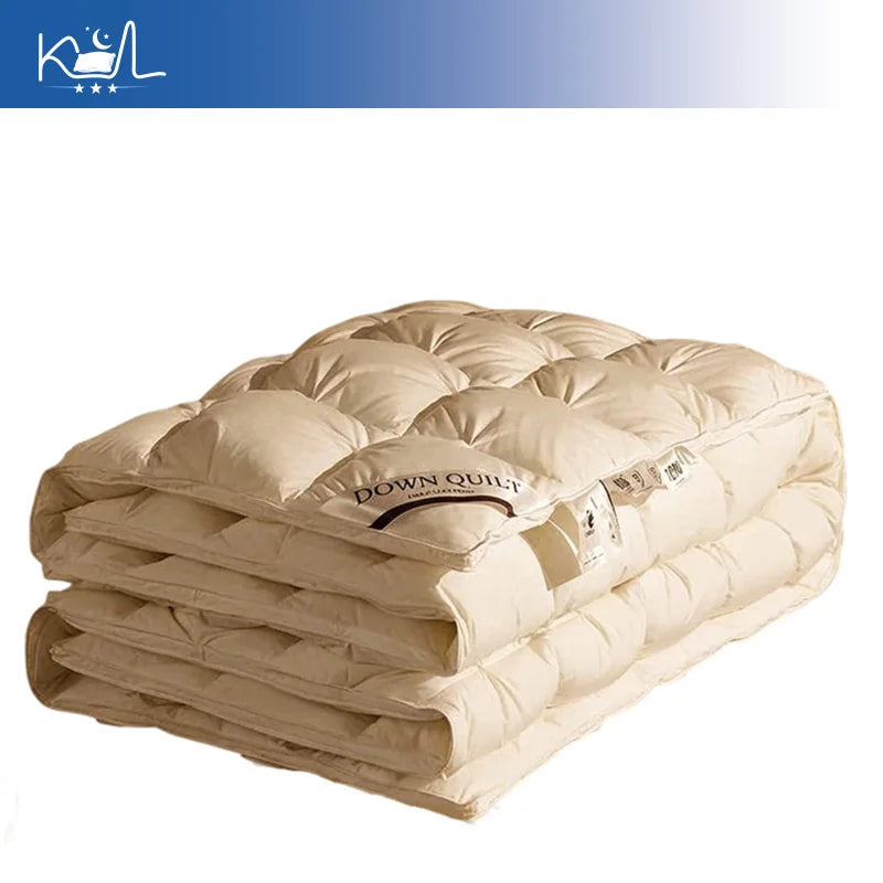 Plumón 100% Pluma de Ganso Premium Grueso Invierno King