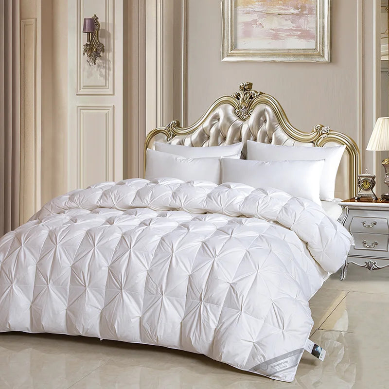 Plumón de Plumón de Ganso Blanco 95% Cama Doble o Individual