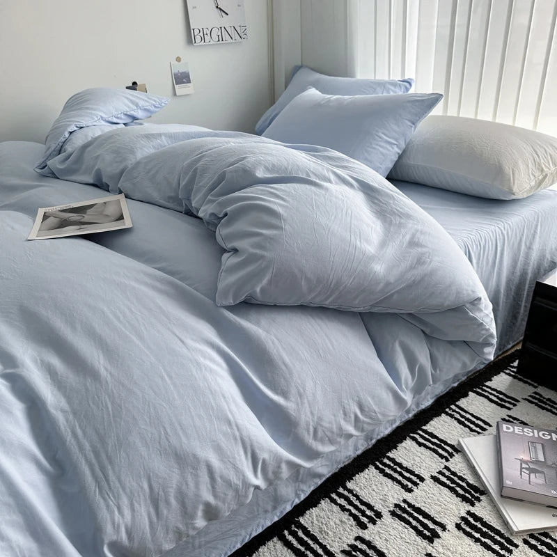 Juego de Cama 100% Algodón 4 Piezas King, Queen y 2 Plazas