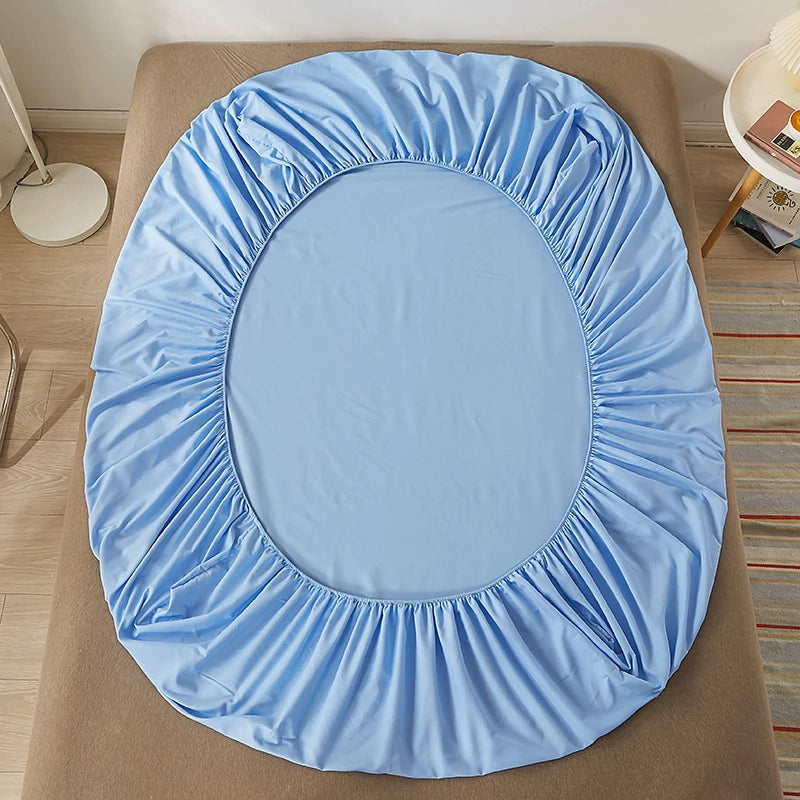 Sábana Bajera 100% Algodón con Elástico Todos los Tamaños