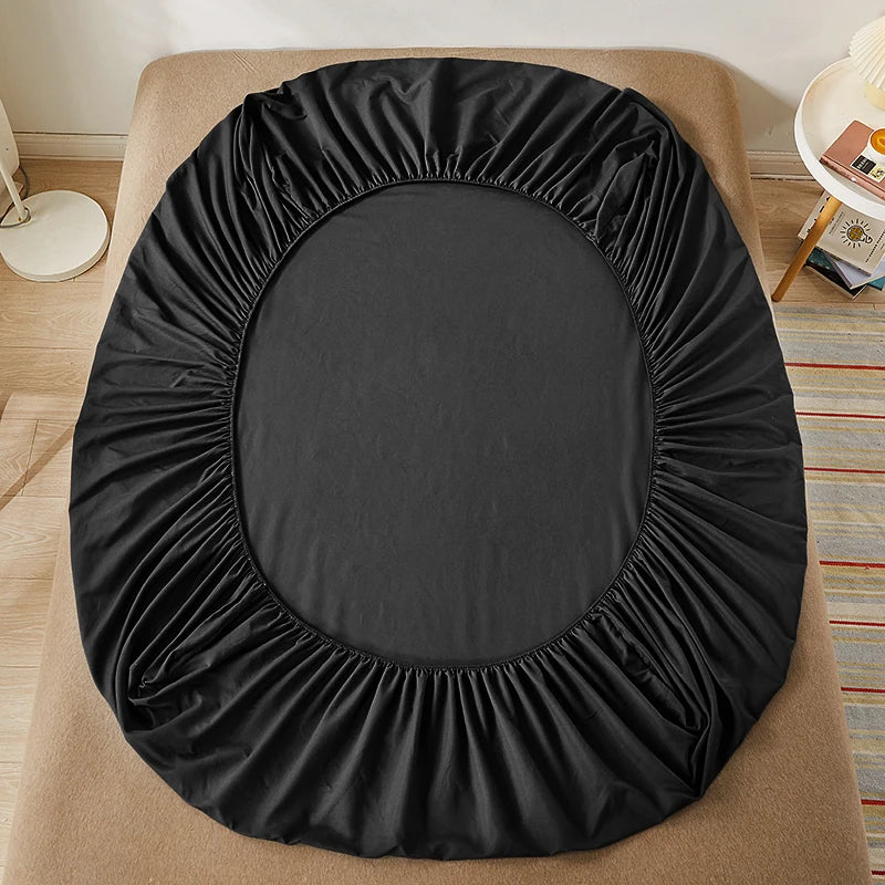 Sábana Bajera 100% Algodón con Elástico Todos los Tamaños