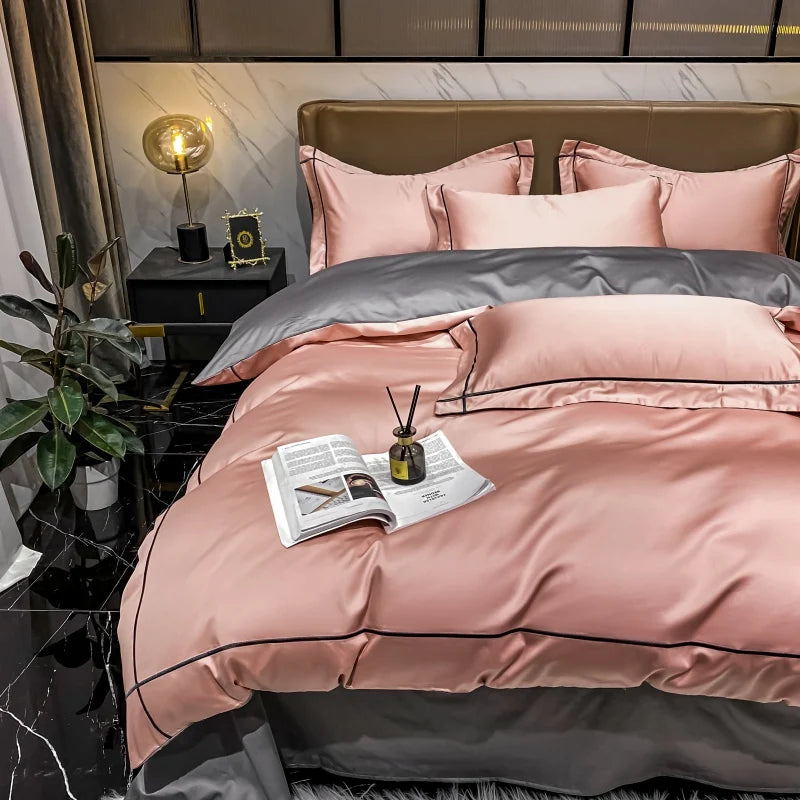 Juego de Ropa de Cama Lujo Algodón Egipcio 800 Hilos Hotelera