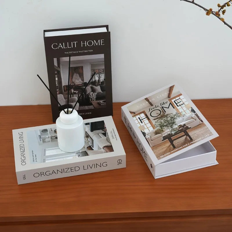 Set Libros Decorativos Falsos para Mesa de Centro