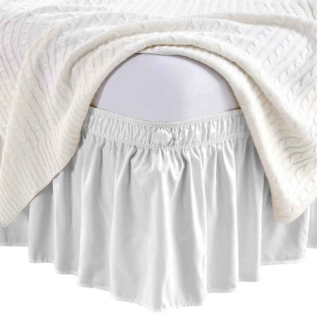 Falda de Cama Elástica con Volantes King Queen Twin