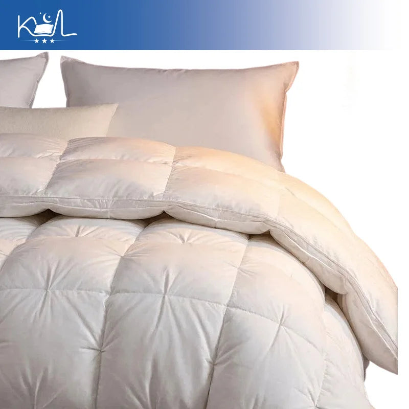 Plumón 100% Pluma de Ganso Premium Grueso Invierno King