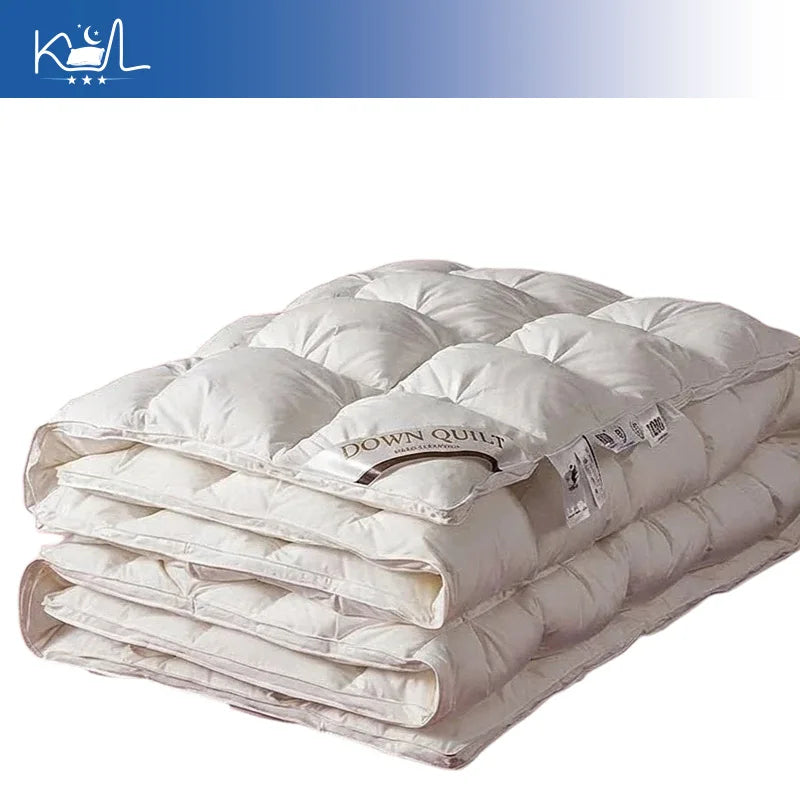 Plumón 100% Pluma de Ganso Premium Grueso Invierno King