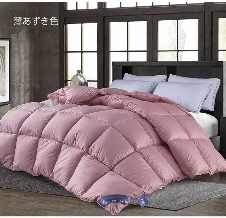 Plumón de Plumas Suave y Cálido para Cama