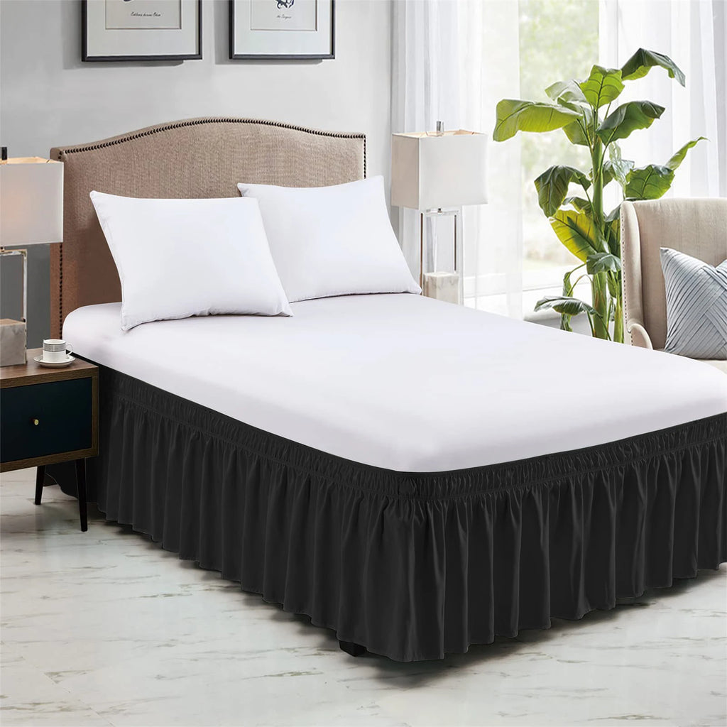Falda de Cama Elástica con Volantes King Queen Twin