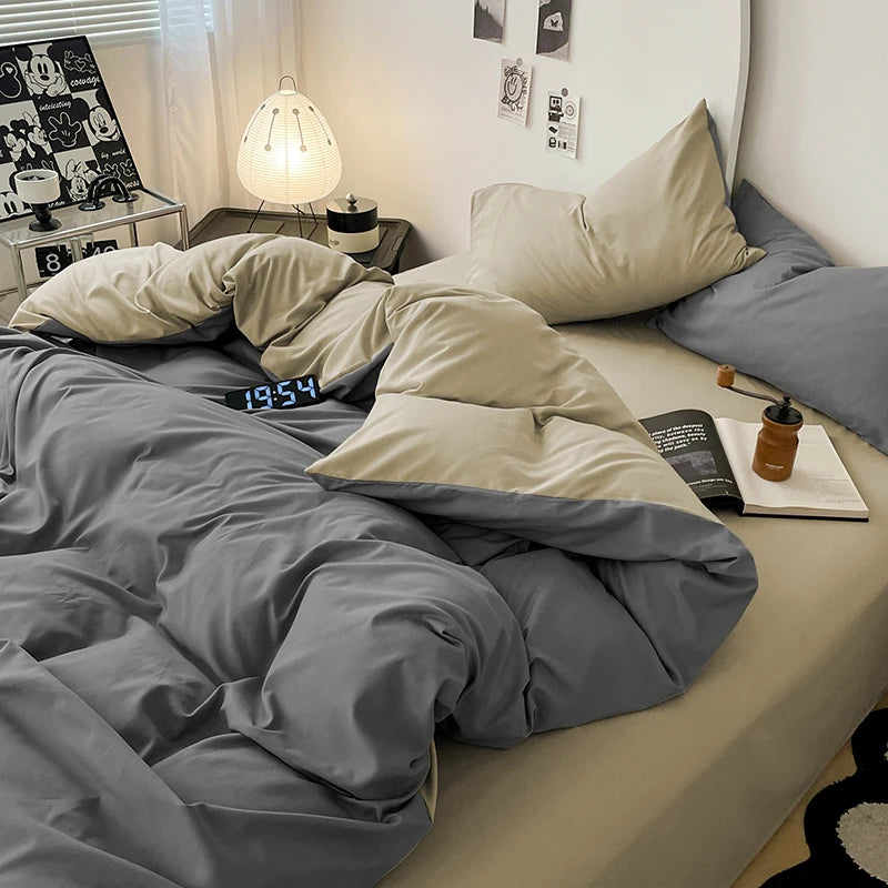 Juego de Ropa de Cama Algodón Frescura Verano 3 Piezas