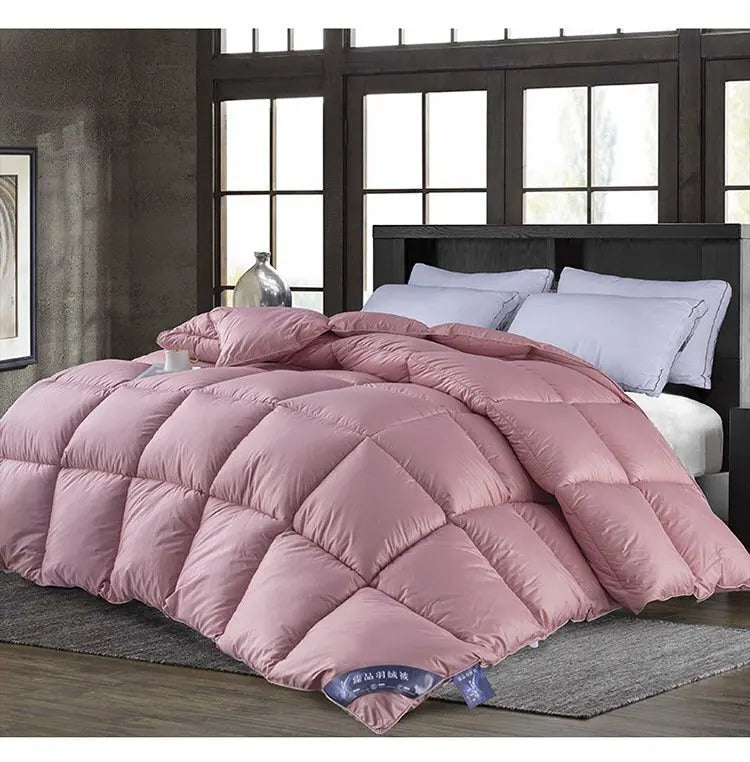 Plumón de Plumas Suave y Cálido para Cama