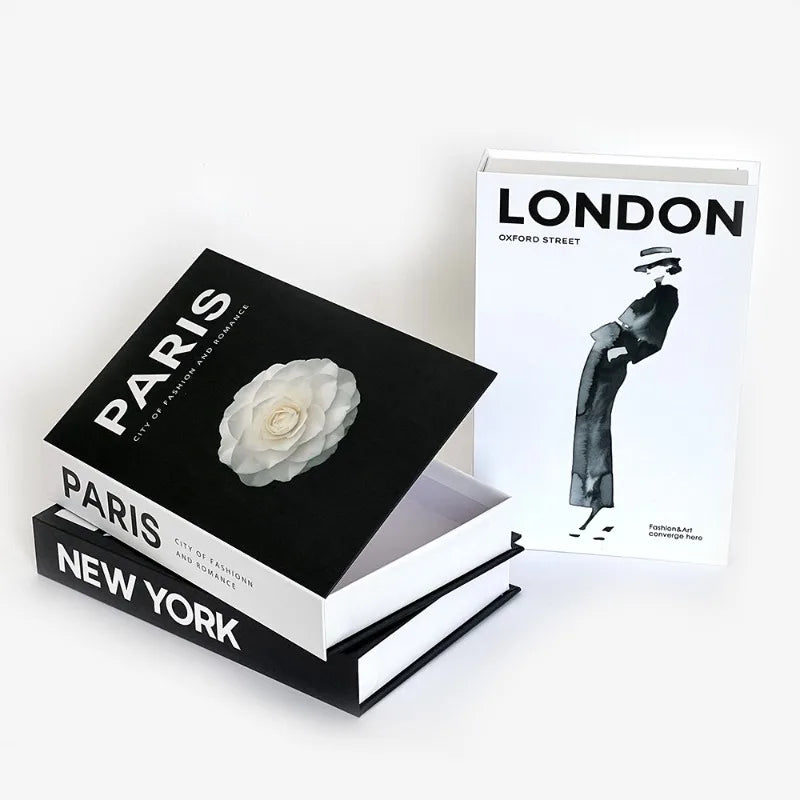 Set Libros Decorativos Falsos para Mesa de Centro