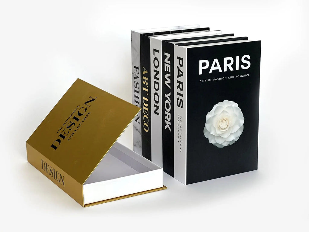 Set Libros Decorativos Falsos para Mesa de Centro