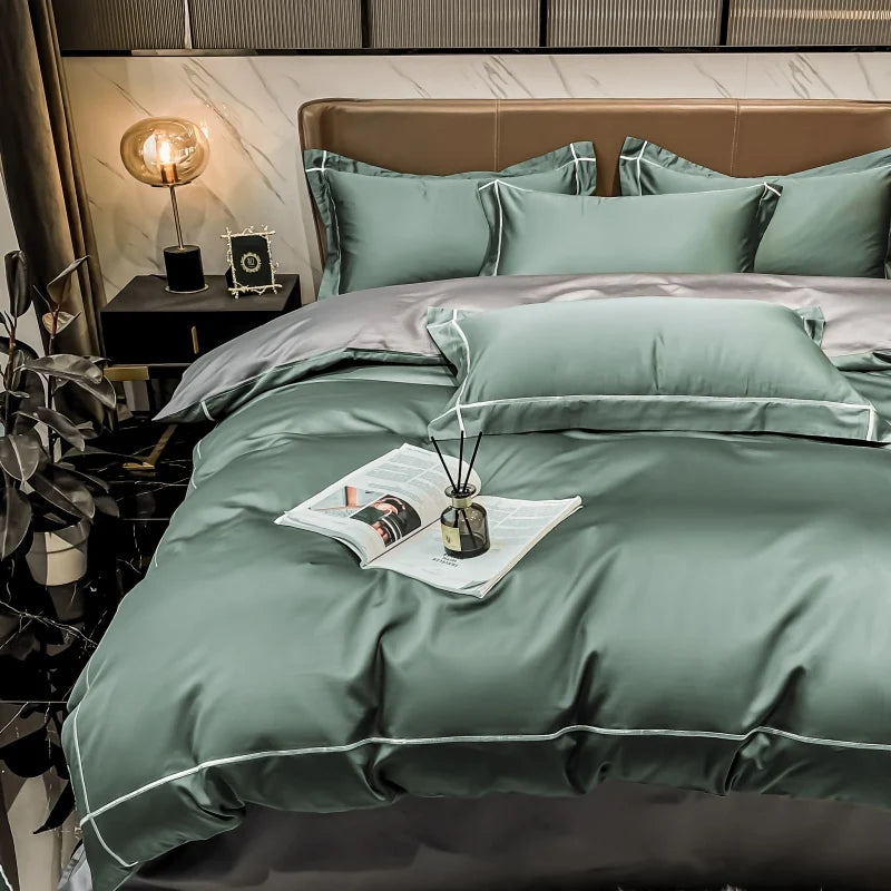 Juego de Ropa de Cama Lujo Algodón Egipcio 800 Hilos Hotelera