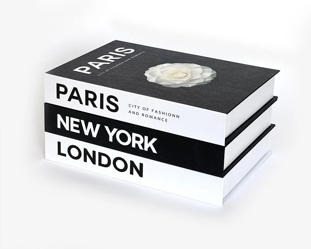 Set Libros Decorativos Falsos para Mesa de Centro