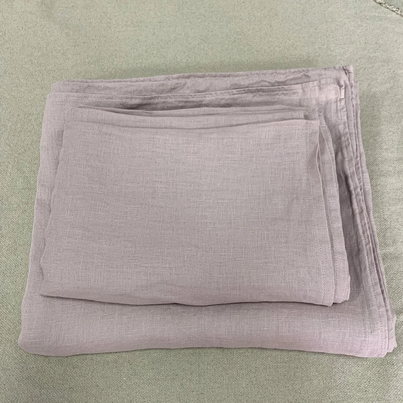 Funda Nórdica Lino Lavado 100% Natural con Botones