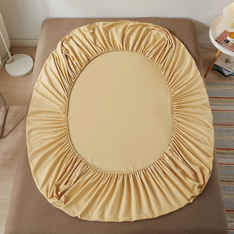Sábana Bajera 100% Algodón con Elástico Todos los Tamaños