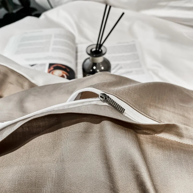 Juego de Ropa de Cama Lujo Algodón Egipcio 800 Hilos Hotelera