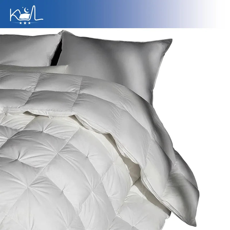 Plumón 100% Pluma de Ganso Premium Grueso Invierno King