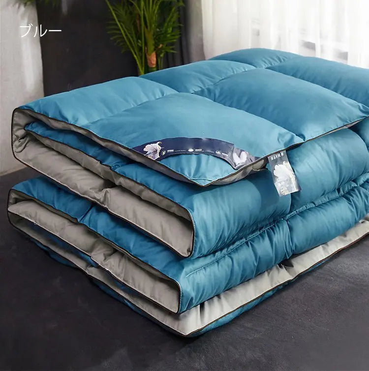 Plumón de Plumas Suave y Cálido para Cama