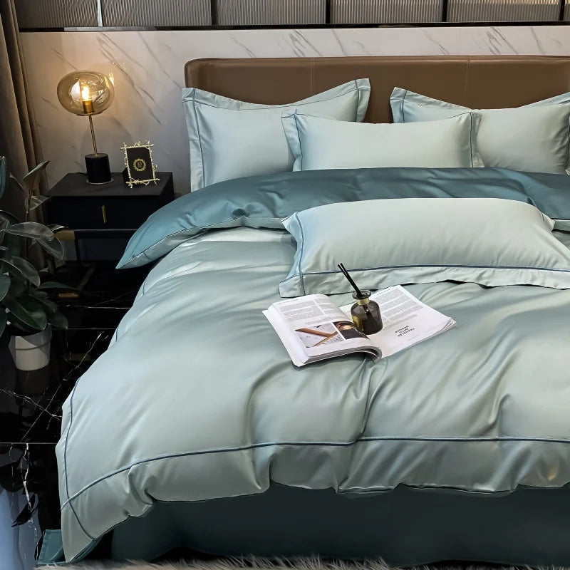 Juego de Ropa de Cama Lujo Algodón Egipcio 800 Hilos Hotelera