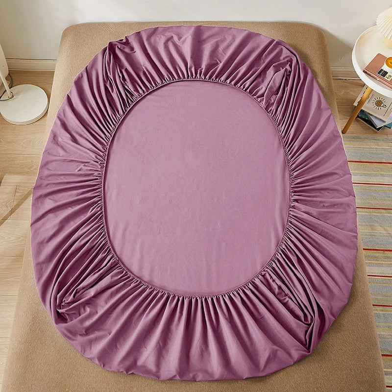 Sábana Bajera 100% Algodón con Elástico Todos los Tamaños