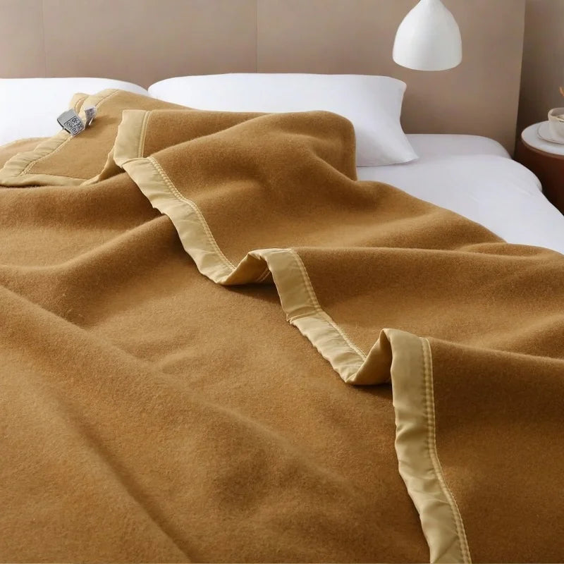 Manta Polar 100% Lana Cálida Invierno 1.5 a 2m