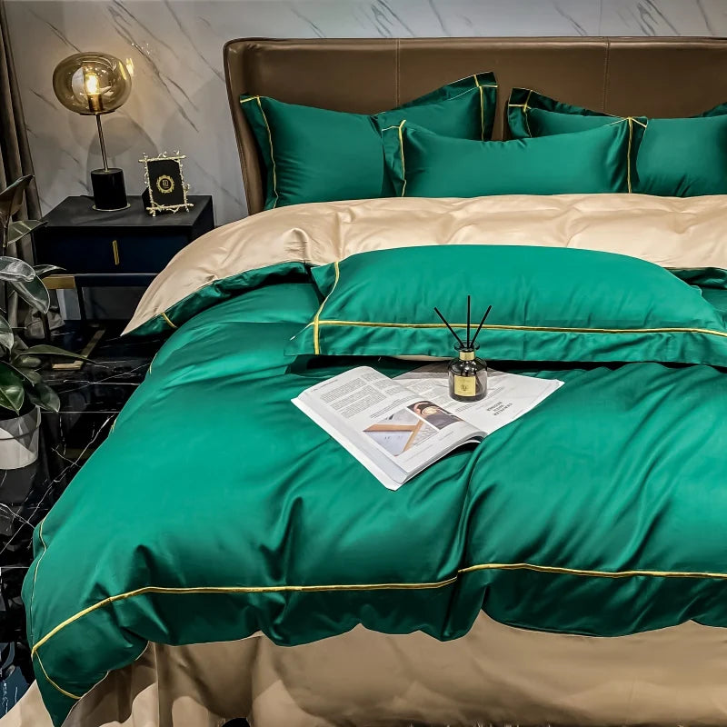 Juego de Ropa de Cama Lujo Algodón Egipcio 800 Hilos Hotelera