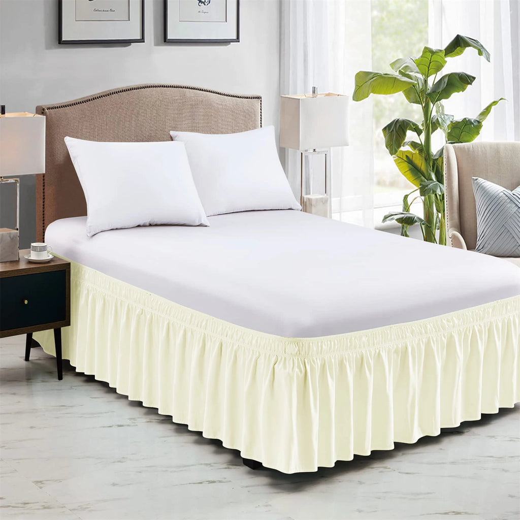 Falda de Cama Elástica con Volantes King Queen Twin